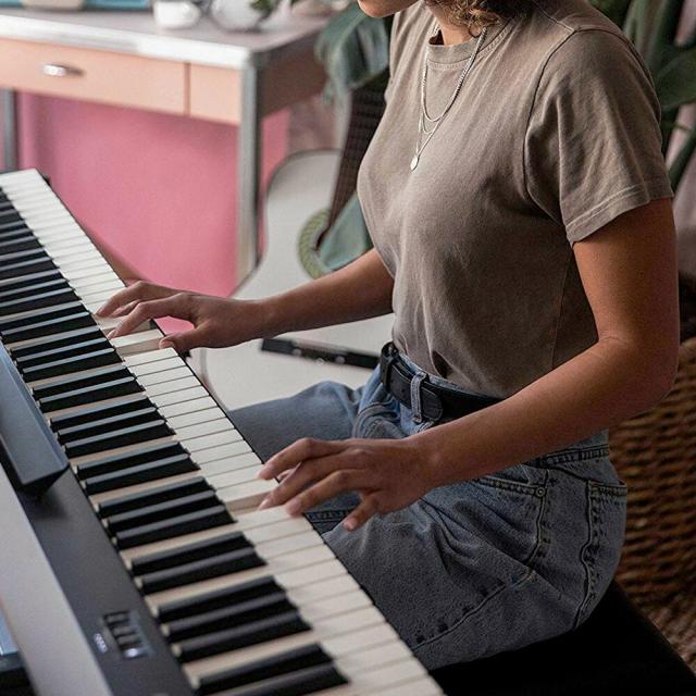 Roland FP-10-BK ヘッドフォン(ATH-S100BK) 巾着 楽器クロス