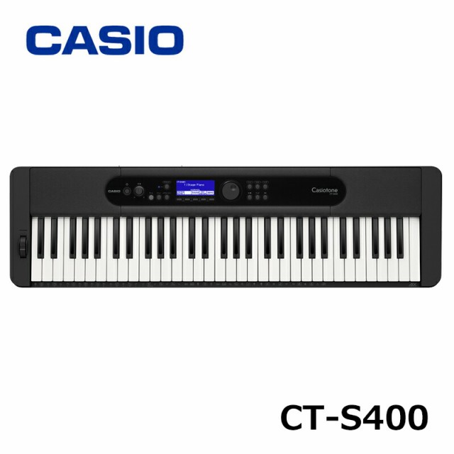 CASIO CT-S400 キーボード ブラック カシオ 61鍵盤