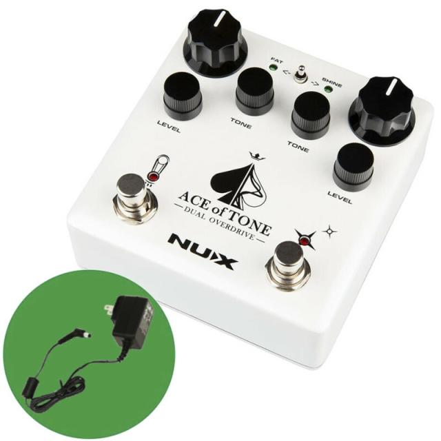 《在庫あり 送料無料》NUX ニューエックス ACE OF TONE NDO-5 デュアルオーバードライブ + ACD-006A ACアダプター