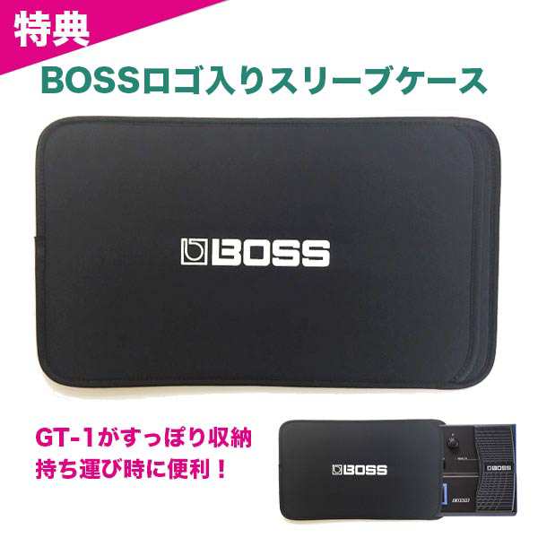 BOSS マルチエフェクター GT-1 + 純正アダプター + 教科書 + スリーブ