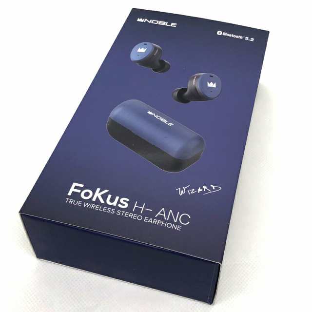 《中古品》Noble Audio ワイヤレスイヤホン FoKus H-ANC ブルー