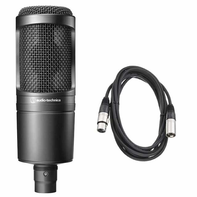 audio technica at2020 コンデンサーマイク - 配信機器・PA機器