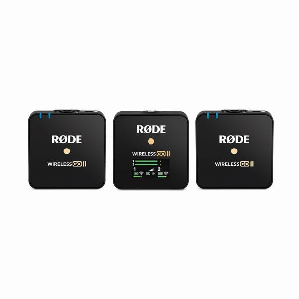 ◆限定数 RODE WIRELESSGOII デュアルチャンネル対応の受信機と2台の送信機で構成されるワイヤレスマイクシステム WIGOII ワイヤレス ゴ