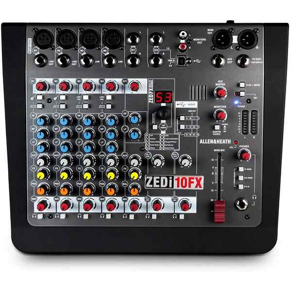 Allen Heath アレンアンドヒース Zedi 10fx ハイブリッドミキサー Usbオーディオ インターフェイス内蔵の通販はau Pay マーケット Mikigakki