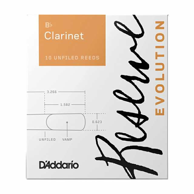 希少 ダダリオ <BR>レゼルヴ エヴォリューション <BR>3番 <BR>クラリネット リード <BR>D'Addario <BR>B♭  Clarinet Reeds <BR>3.0