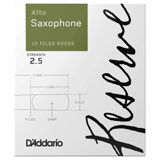 D'Addario WoodWinds【硬さ:2.5】RESERVE DJR1025 (アルトサックス用) ダダリオ レゼルヴ リード  1箱10枚入り【ネコポス】※日時指定非の通販はau PAY マーケット MIKIGAKKI [三木楽器株式会社]