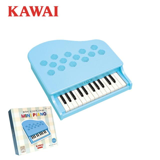 KAWAI (カワイ) ミニピアノ P-25 1185 ミントブルー 日本製の通販は 6,490円
