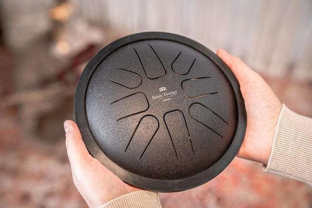 MEINL マイネル Sonic Energy Collection スモールスチール タングドラム 7インチ F Minor / SSTD1BK 【Black】 ≪巾着 / ラバーマレット付属≫_1