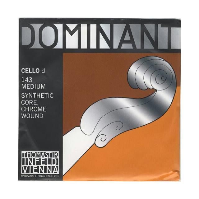 Dominant ( ドミナント ) チェロ弦 D線 143 4/4 【ネコポス】 日時指定非対応/郵便受けへお届け