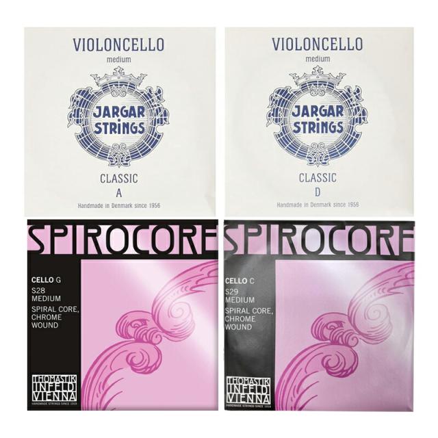 トマスティーク スピロコア クロム巻 チェロ弦 GC線 Cello 【Spirocore】 GC線 (シルバー巻) - I Love Strings. | 国内最大