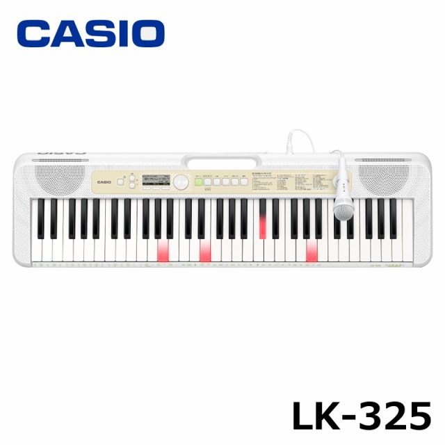 注目のブランド CASIO LK-325 光ナビゲーションキーボード 61鍵盤 fisd.lk