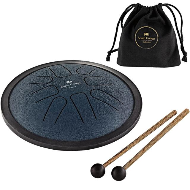 MEINL マイネル Sonic Energy Collection スモールスチール タングドラム 7インチ G Minor / SSTD2NB 【Navy Blue】 ≪巾着 / ラバーマレット付属≫
