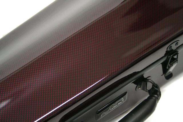 カーボンマック CFV-2 WRD ワインレッド バイオリンケース カーボンファイバー製 軽量 丈夫 ハードケース_4