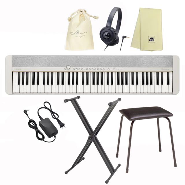 TORTE 電子ピアノ ホワイト マイク付き ジャンク】TORTE トルテ 電子