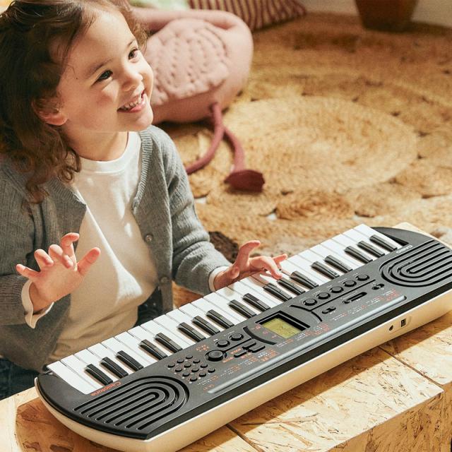 CASIO (カシオ) SA-81 ブラック ミニ鍵盤キーボード 【専用AC