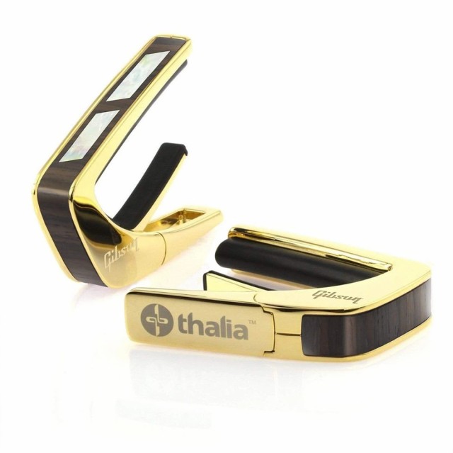 タリア カポ ギブソン ライセンスド・モデル Thalia Capos / Gibson Split Parallelogram Indian Rosewood 24K GOLD ギター 12インチフレ