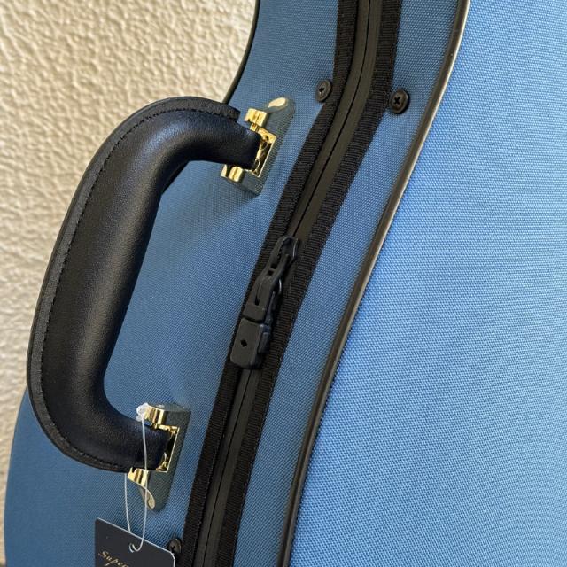 スーパーライト (Super Light) ラウンドマンドリン用 ケース スティールブルー 軽量 セミハードケース SL-MN S-BLUE 【ロックスライダー採用モデル】_5