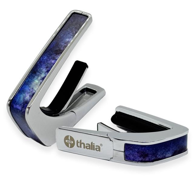 タリア カポ Thalia Capos DELUXE Series CH-P.MILKEYWAY / PEARL MILKY WAY Chrome ギター 12インチフレットパッド付属
