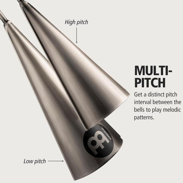 MEINL Percussion マイネル アゴゴ Modern Style A-GO-GO Steel Finish Model Large STBAG2 【国内正規品】_1