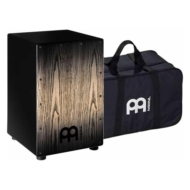MEINL Percussion マイネル カホン アメリカンホワイトアッシュ打面 Charcoal Black Fade MCAJ100BK-CBF+ [純正バッグ付属] 【国内正規品】