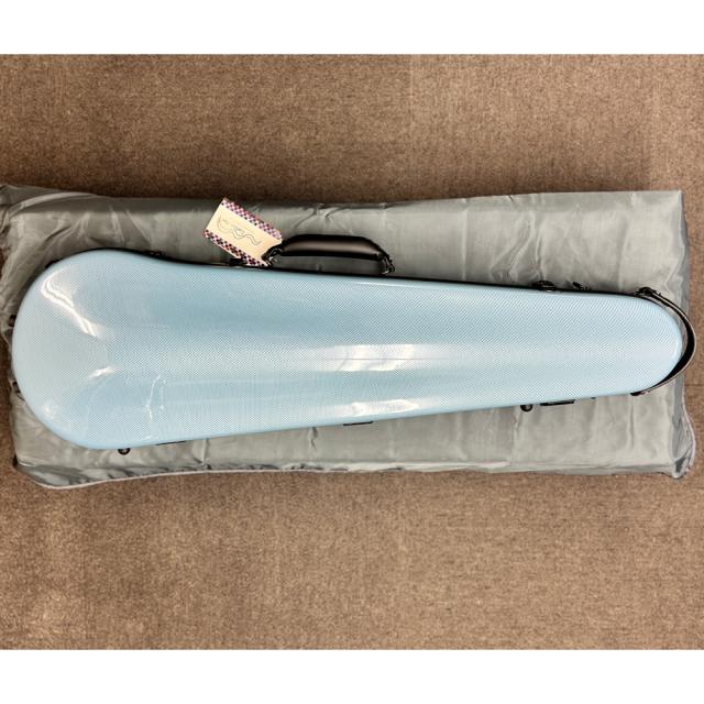 《アウトレット品》 カーボンマック CFV-2 ABL アッシュブルー バイオリンケース カーボンファイバー製 軽量 丈夫 ハードケース_5