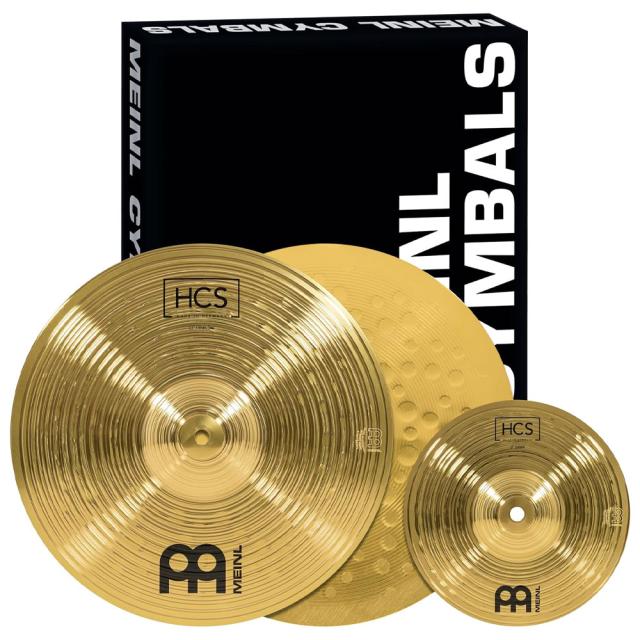 MEINL Cymbals マイネル シンバルセット HCS Series 8 Splash/ 13 Hihat HCS-CS1 【国内正規品】