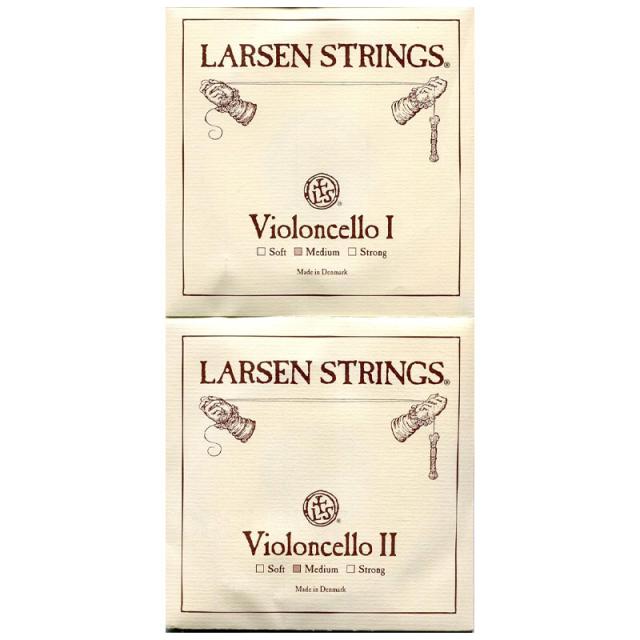 ラーセン LARSEN STRINGS チェロ AD弦 セット / A,D Cello set 4/4 Medium ラーセン ストリングス