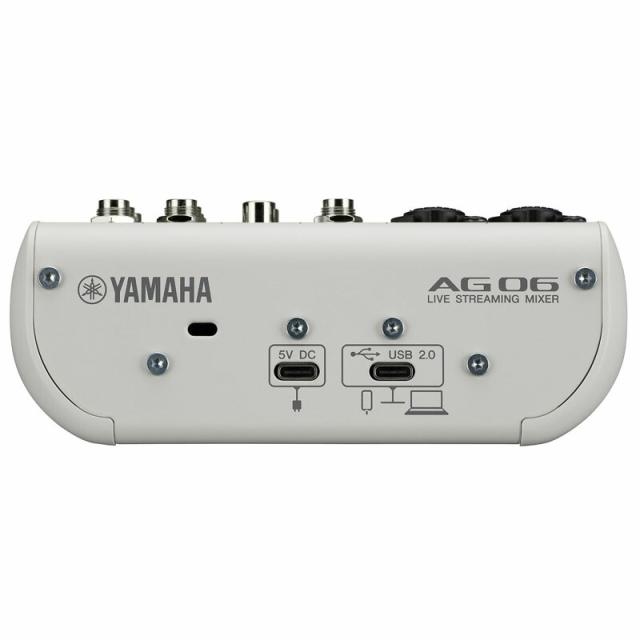 YAMAHA ライブストリーミング ミキサー AG06MK2 W ホワイト 【公式通販】