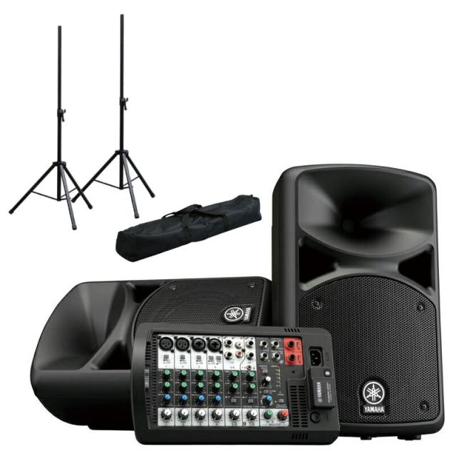 《在庫在り　即納可能》 YAMAHA ヤマハ YAMAHA お手軽 PAシステム STAGEPAS400BT + スピーカースタンド