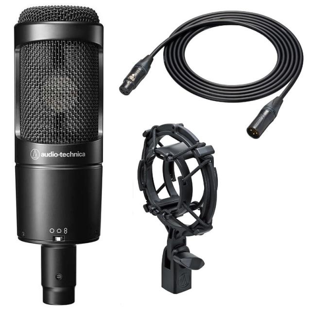 audio-technica オーディオテクニカ コンデンサーマイク AT2050 + BX9a/3.0 3m XLRケーブル