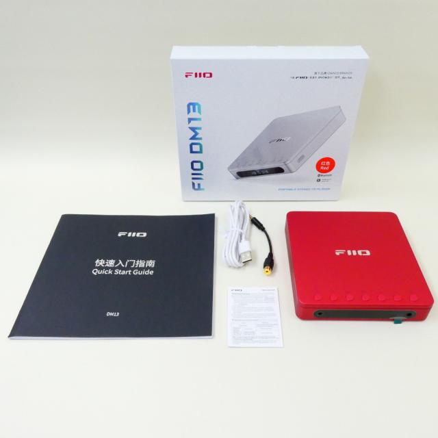 《アウトレット品》FIIO ポータブル CDプレーヤー DM13BT レッド (FIO-DM13BT-R)