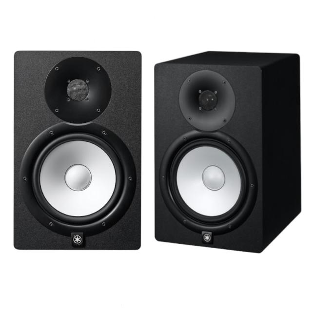 YAMAHA ヤマハ HS8 黒 スタジオ モニタースピーカー パワーアンプ内蔵 【2本set】