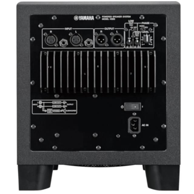 YAMAHA ヤマハ HS8S パワード サブウーファー + HS8B パワードスピーカー + 3m XLR-XLRケーブル + 1.5m TRSオス-XLRケーブル ※セット内容は画像参照ください_2