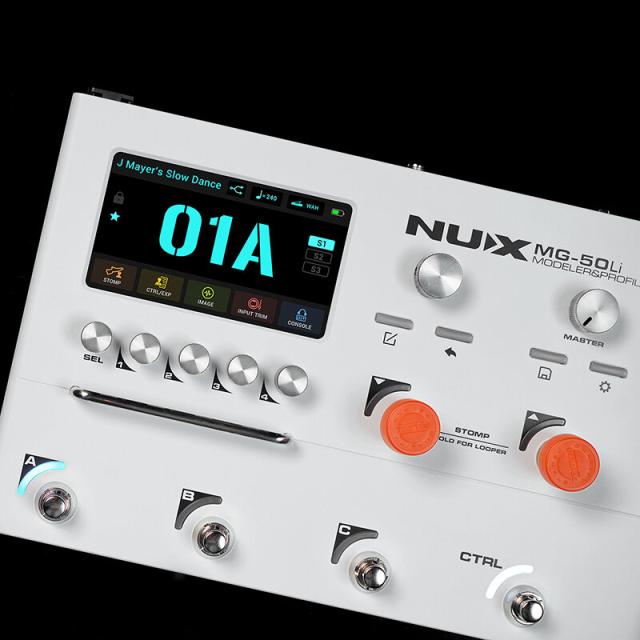 《在庫あり 即納可能》NUX MG-50Li - Cloud White　マルチエフェクター ギター アンプモデラー FX モデリング_3