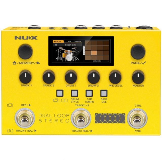 《在庫在り 即納可能》　NUX Dual Loop Stereo 、デュアル・ループ・トラックと2 種類のドラム・パターンを搭載