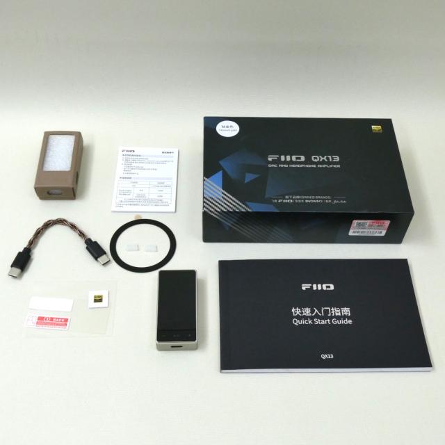 《アウトレット品》 FIIO ポータブル ヘッドホンアンプ QX13 ブラック (FIO-QX13-B)