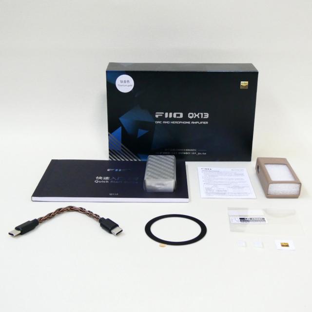 《アウトレット品》 FIIO ポータブル ヘッドホンアンプ QX13 ブラック (FIO-QX13-B)