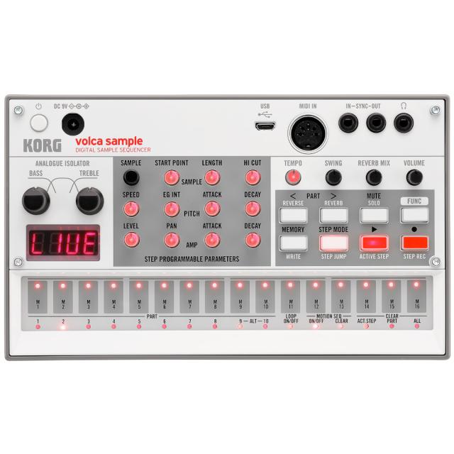 《在庫あり 即納可能》 KORG サンプル・シーケンサー VOLCA SAMPLE2 + ACアダプター KA350VIの通販は 23,100円