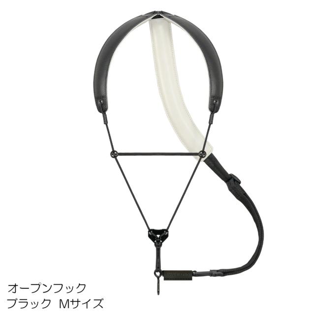 BREATHTAKING ブレステイキング サックス ストラップ ライザプレミアムII-R ブラック Mサイズ 【ノーマルフックタイプ】