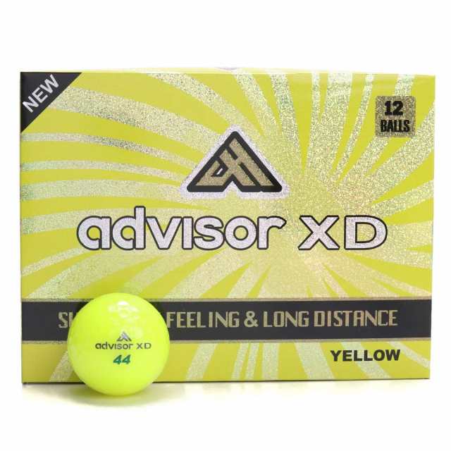 新品 アドバイザー Advisor ゴルフボール 12ピース ゴルフボール Adxd12p 12ﾋﾟｰｽ Yellow イエロー メンズレディーの通販はau Pay マーケット ブランド総合卸ビッグヒット