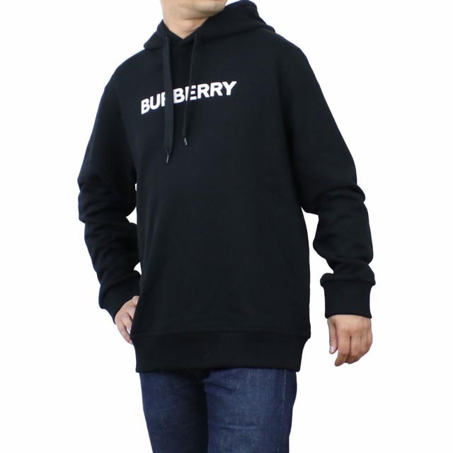 【新品】バーバリー BURBERRY メンズ パーカー ブランド 8055318 A1189 BLACK ブラック apparel-01