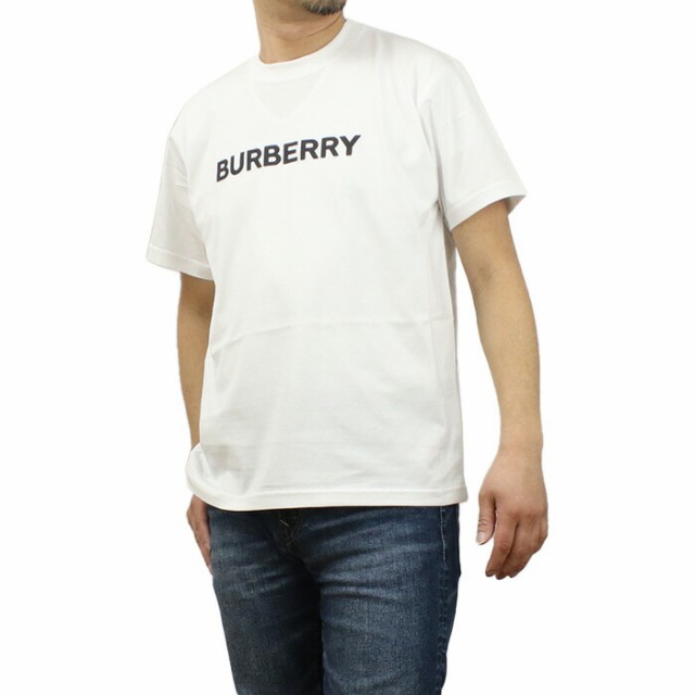 【新品】バーバリー BURBERRY ロゴＴシャツ　メンズ　ブランド 8084234　A1464 WHITE ホワイト系 apparel-01 ts-01