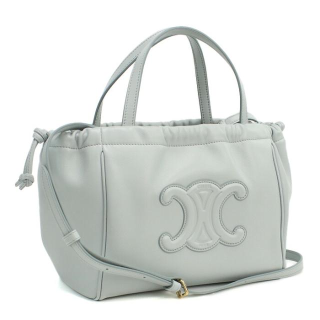 【新品】セリーヌ CELINE ハンドバッグ　ブランド 11101　3DU3　07SZ SOFT BLUE ブルー系　bag-01の通販は