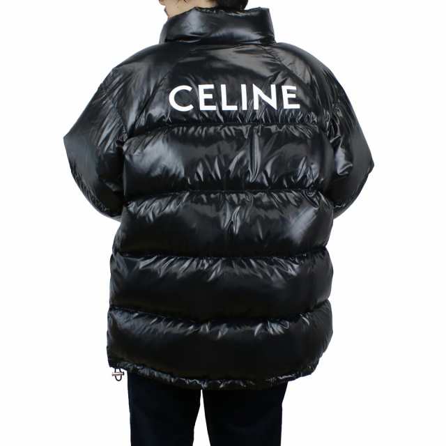 【新品】セリーヌ CELINE メンズ ダウンジャケット ブランド ロゴ 2W430 595K 38NO ブラック outer-01  oth_out｜au PAY マーケット