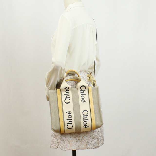 【新品】クロエ CHLOE トートバッグ　ブランド CHC22AS397I26　746 HONEY GOLD ベージュ系 イエロー系　bag-01