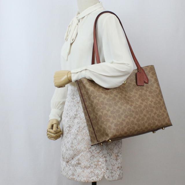 コーチ COACH トートバッグ C0693 B4NQ4 ブラウン系 bag-01 gif-03w