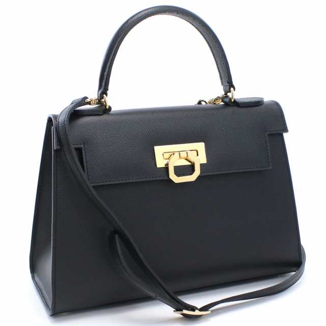 カルボッティ CARBOTTI ハンドバッグ 黒 ショルダー革 本革 フォーマルバッグ ELENA 243 Black ブラック bag-01