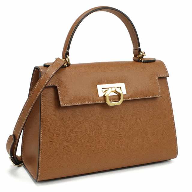 【新品】カルボッティ CARBOTTI ハンドバッグ ブランド 243 ELENA TAN ブラウン系　bag-01