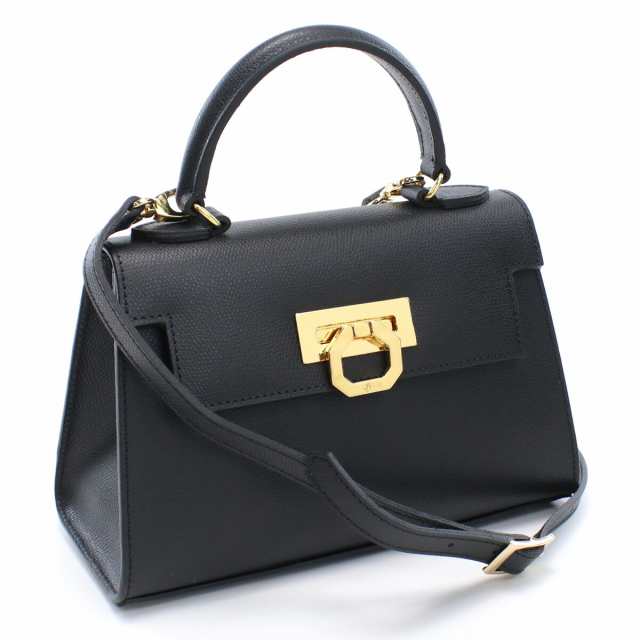 カルボッティ CARBOTTI ハンドバッグ 黒 ショルダー革 本革 フォーマルバッグ GRETA 245 Black ブラック bag-01