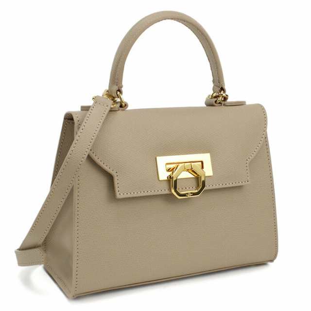 【新品】カルボッティ CARBOTTI ハンドバッグ　ブランド 445 ERIKA TAUPE ベージュ系　bag-01